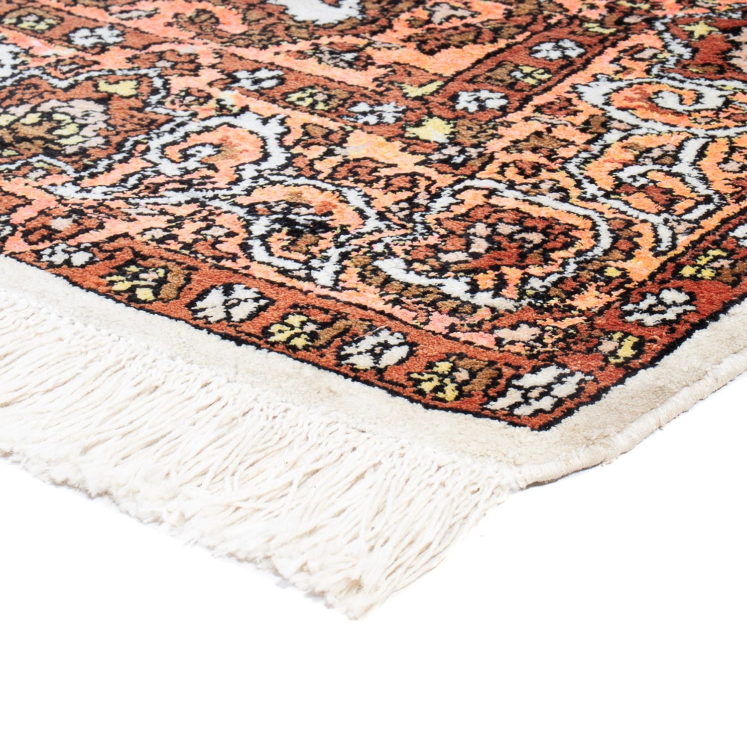 Tappeto di seta - Seta del Kashmir - 158 x 93 cm - beige