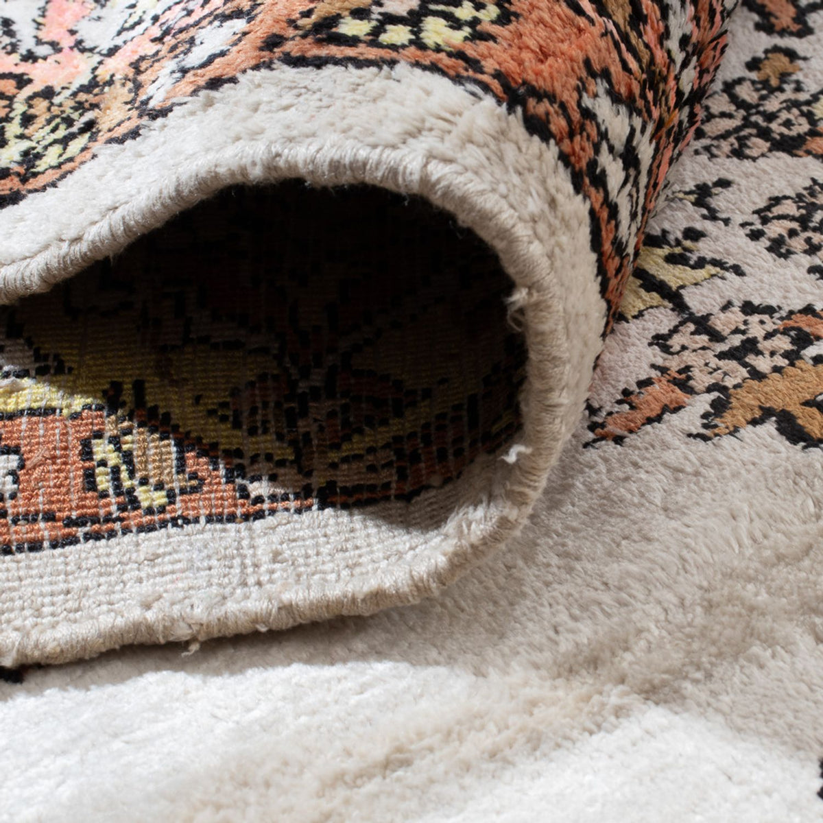 Seta del Kashmir Tappeto 93x158cm - Tappeto orientale
