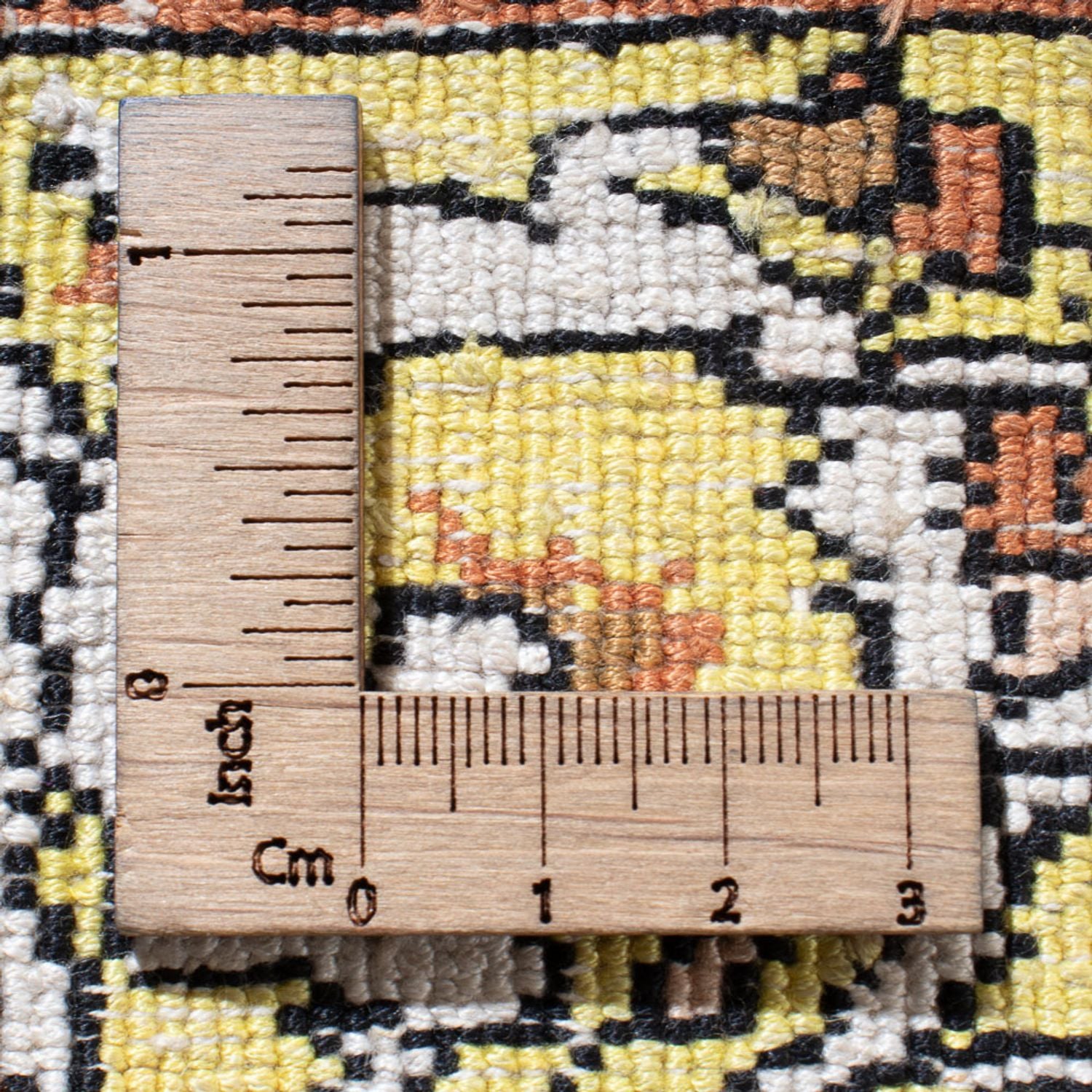 Tappeto di seta - Seta del Kashmir - 158 x 93 cm - beige