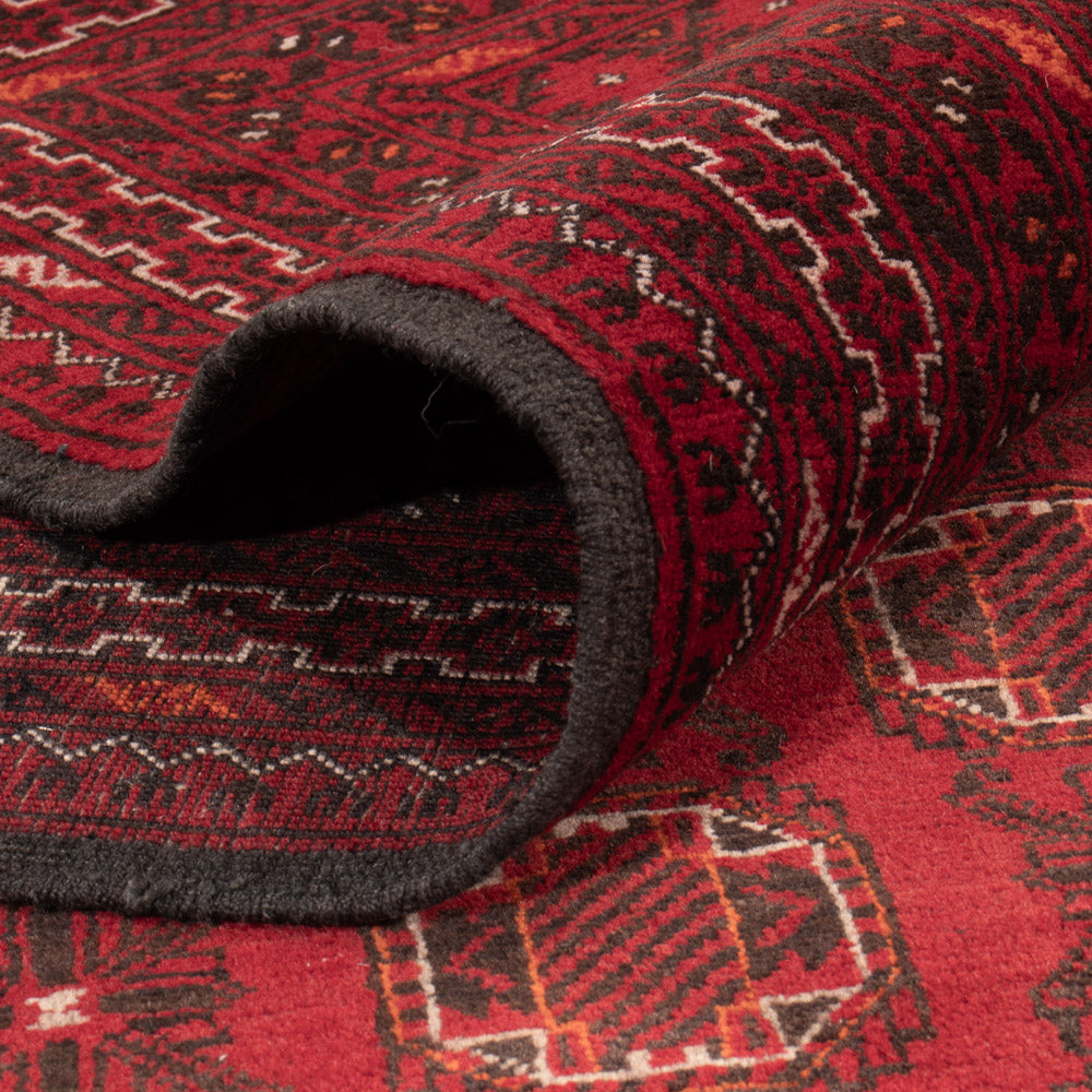 Tappeto afgano - Bukhara - 276 x 200 cm - rosso