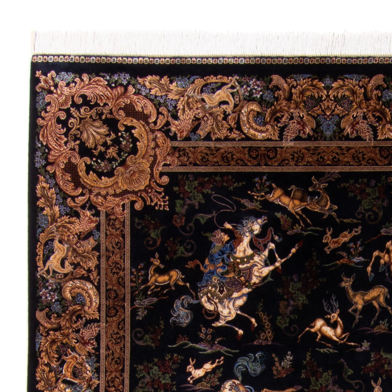 Tappeto Persero - Ghom - 230 x 150 cm - blu scuro