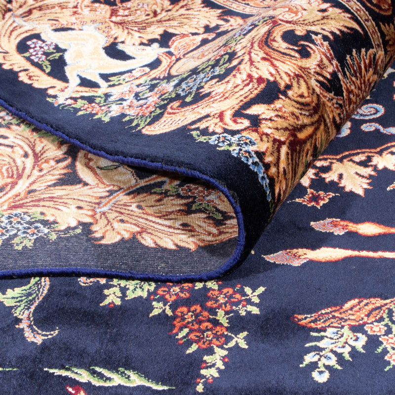 Tappeto Persero - Ghom - 230 x 150 cm - blu scuro
