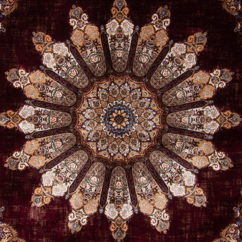 Tappeto Persero - Ghom - 230 x 150 cm - rosso vino