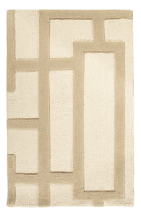 Tappeto di lana - 90 x 60 cm - beige