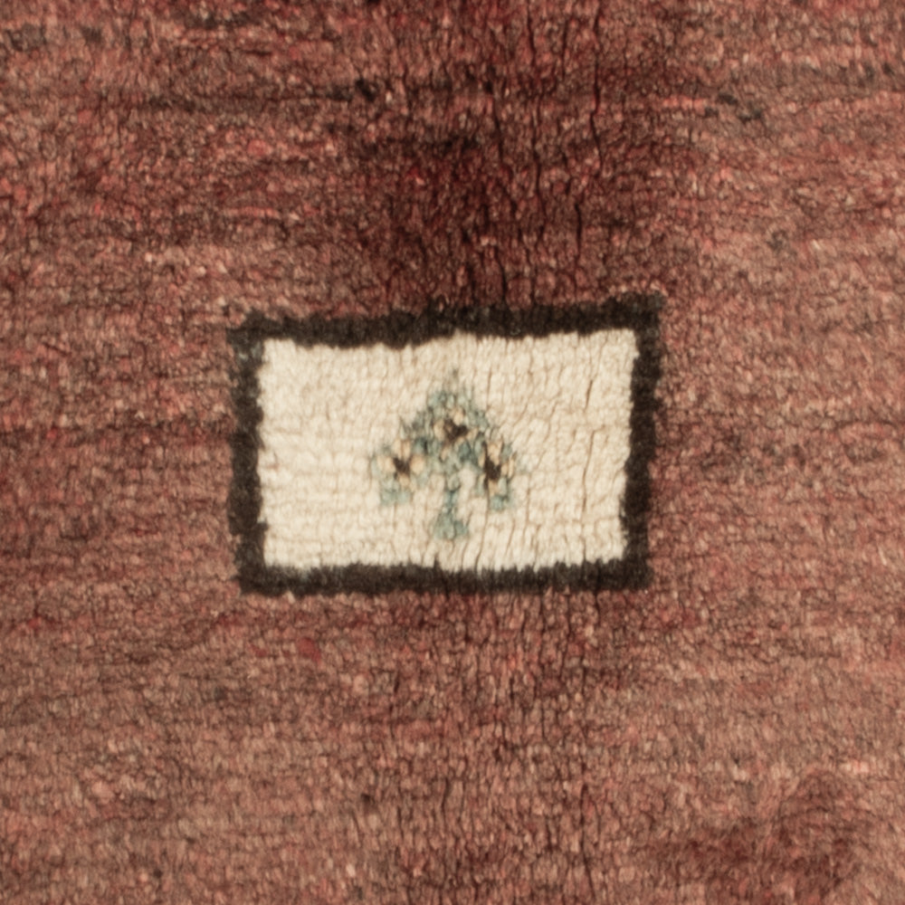 Tappeto Gabbeh - Persero quadrato  - 100 x 93 cm - multicolore