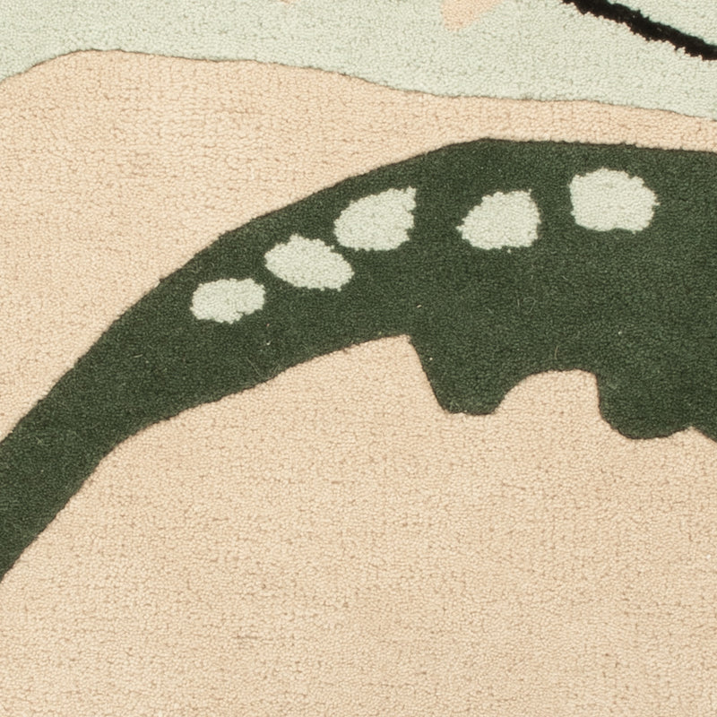 Tappeto per bambini rotondo  - 92 x 92 cm - multicolore