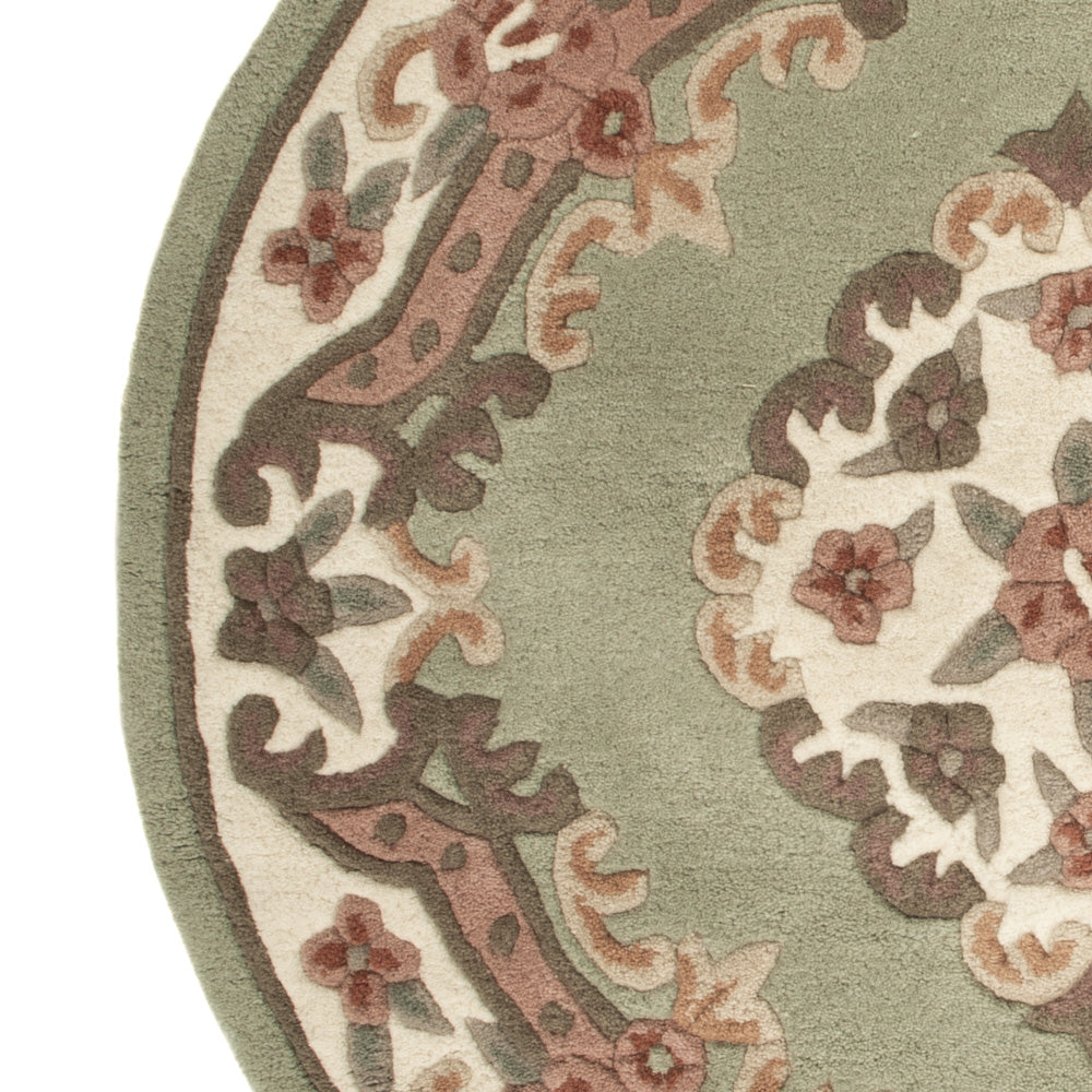 Tappeto cinese rotondo  - 120 x 120 cm - multicolore