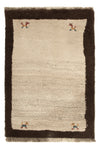 Gabbeh persiano Tappeto 57x85cm - Tappeto di lana - Rettangolo / Beige / 57 x 85 cm Rettangolo