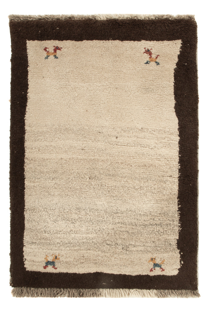 Tappeto Gabbeh - Persero - 85 x 57 cm - beige
