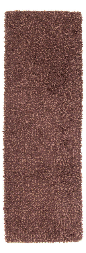 Tappeto corsia Tappeto a pelo alto - 207 x 67 cm - marrone