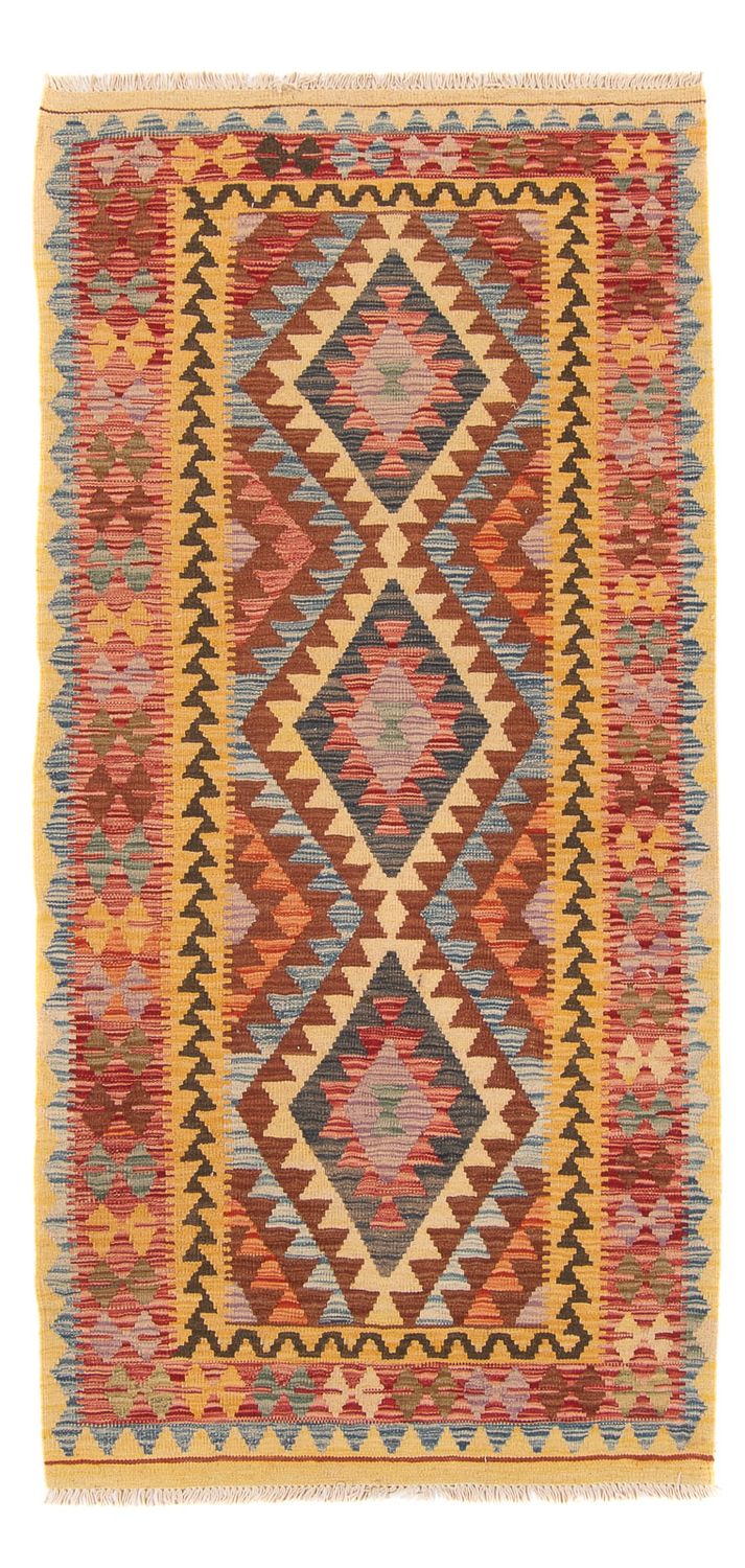 Tappeto corsia Tappeto Kelim - Splash - 196 x 100 cm - multicolore
