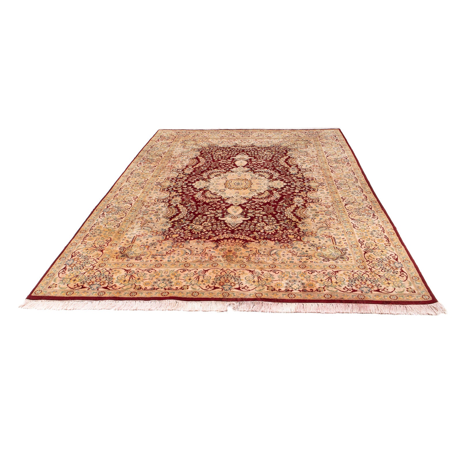 Tappeto orientale - Tabriz - 285 x 185 cm - rosso