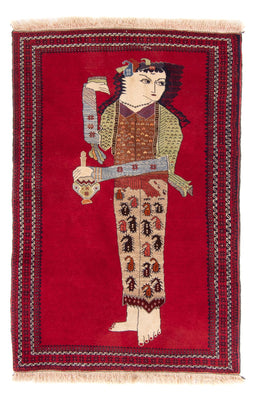 Tappeto Belutsch - 135 x 86 cm - rosso