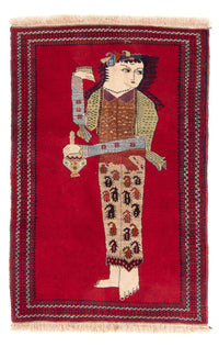 Tappeto Belutsch - 135 x 86 cm - rosso