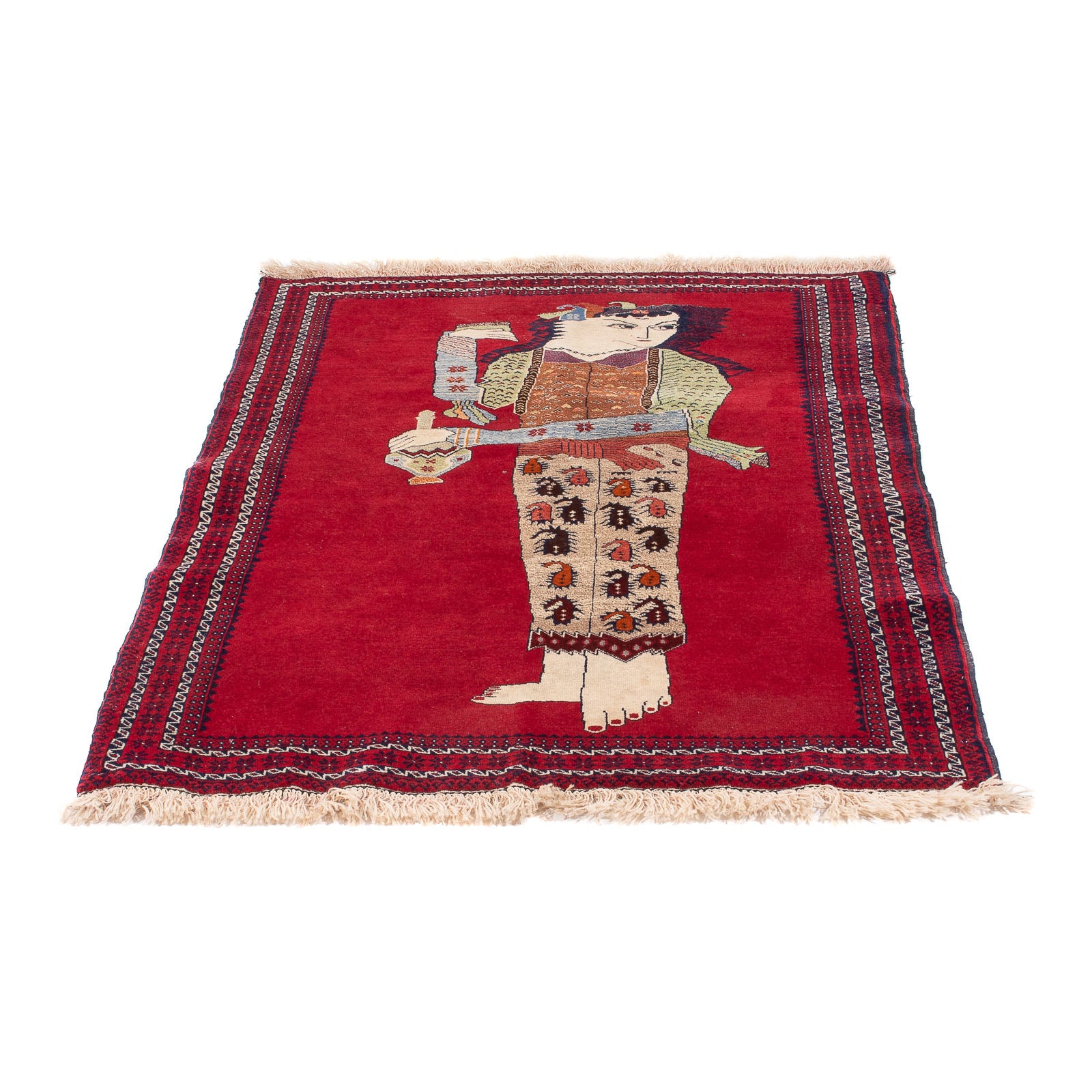 Tappeto Belutsch - 135 x 86 cm - rosso