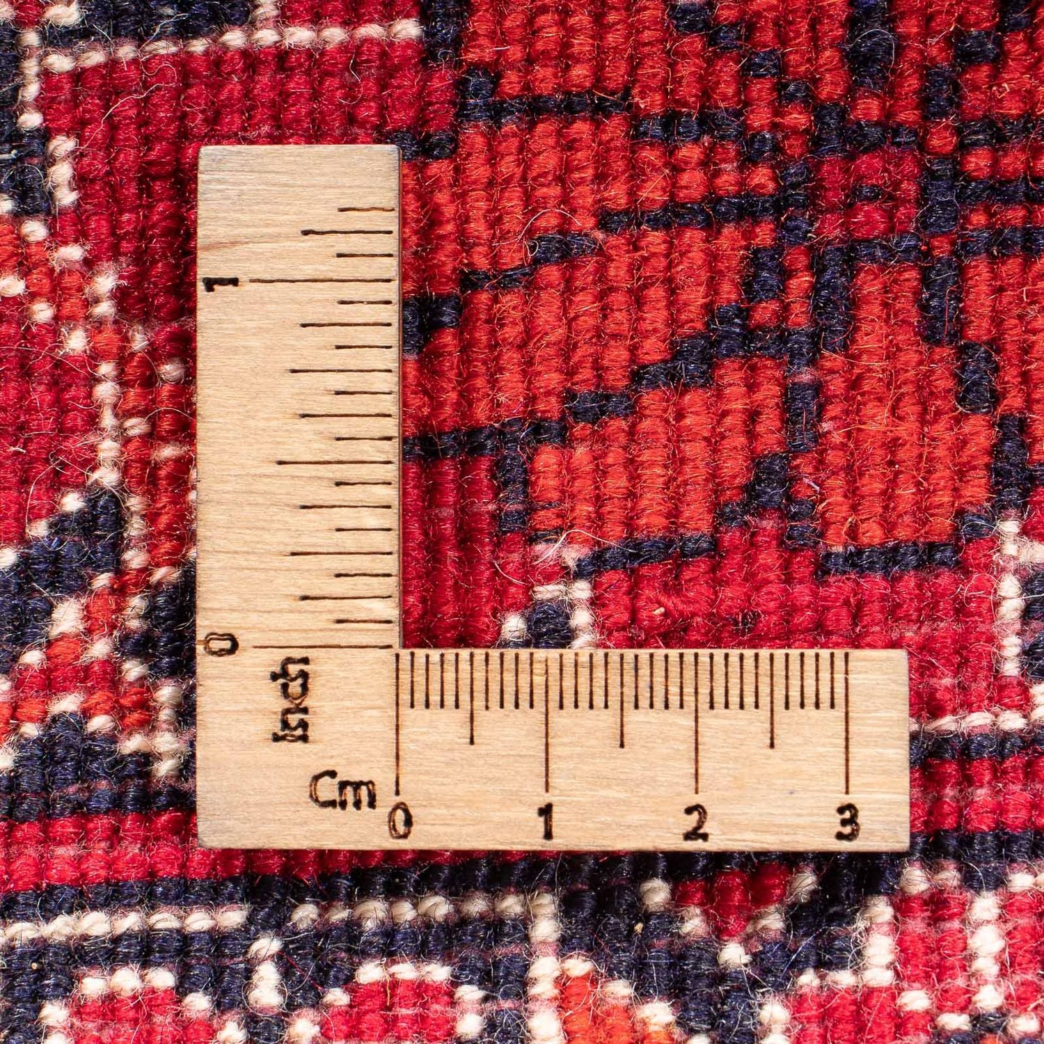 Tappeto Belutsch quadrato  - 104 x 91 cm - rosso