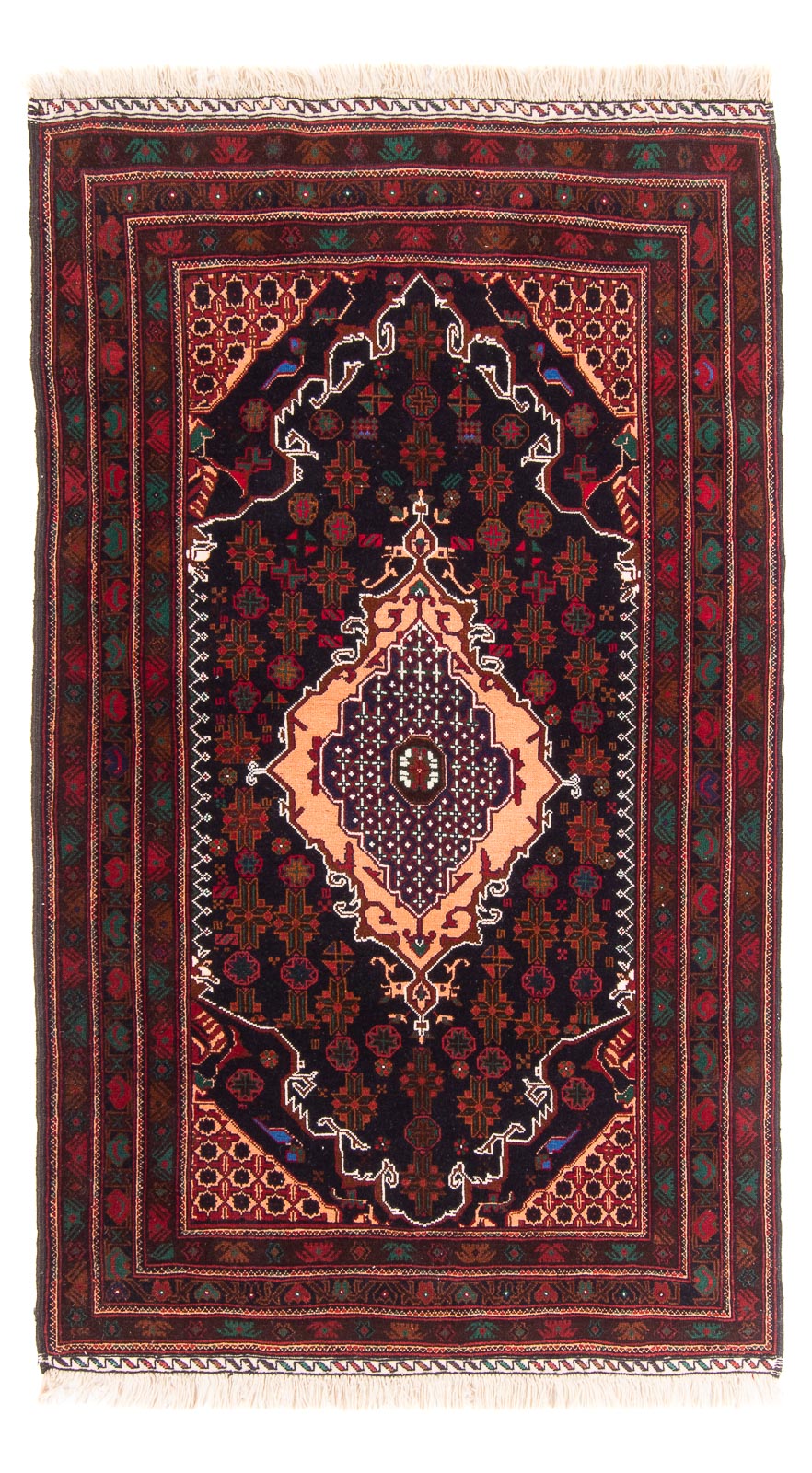 Tappeto Belutsch - 195 x 117 cm - blu scuro