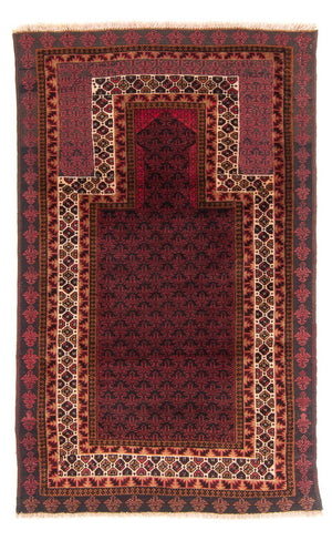 Tappeto Belutsch - Tappeto di preghiera - 140 x 90 cm - blu scuro
