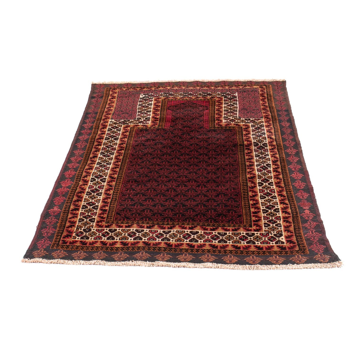 Tappeto Belutsch - Tappeto di preghiera - 140 x 90 cm - blu scuro