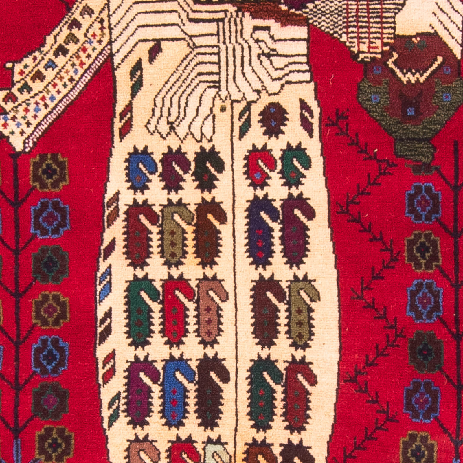 Tappeto Belutsch - 157 x 102 cm - rosso