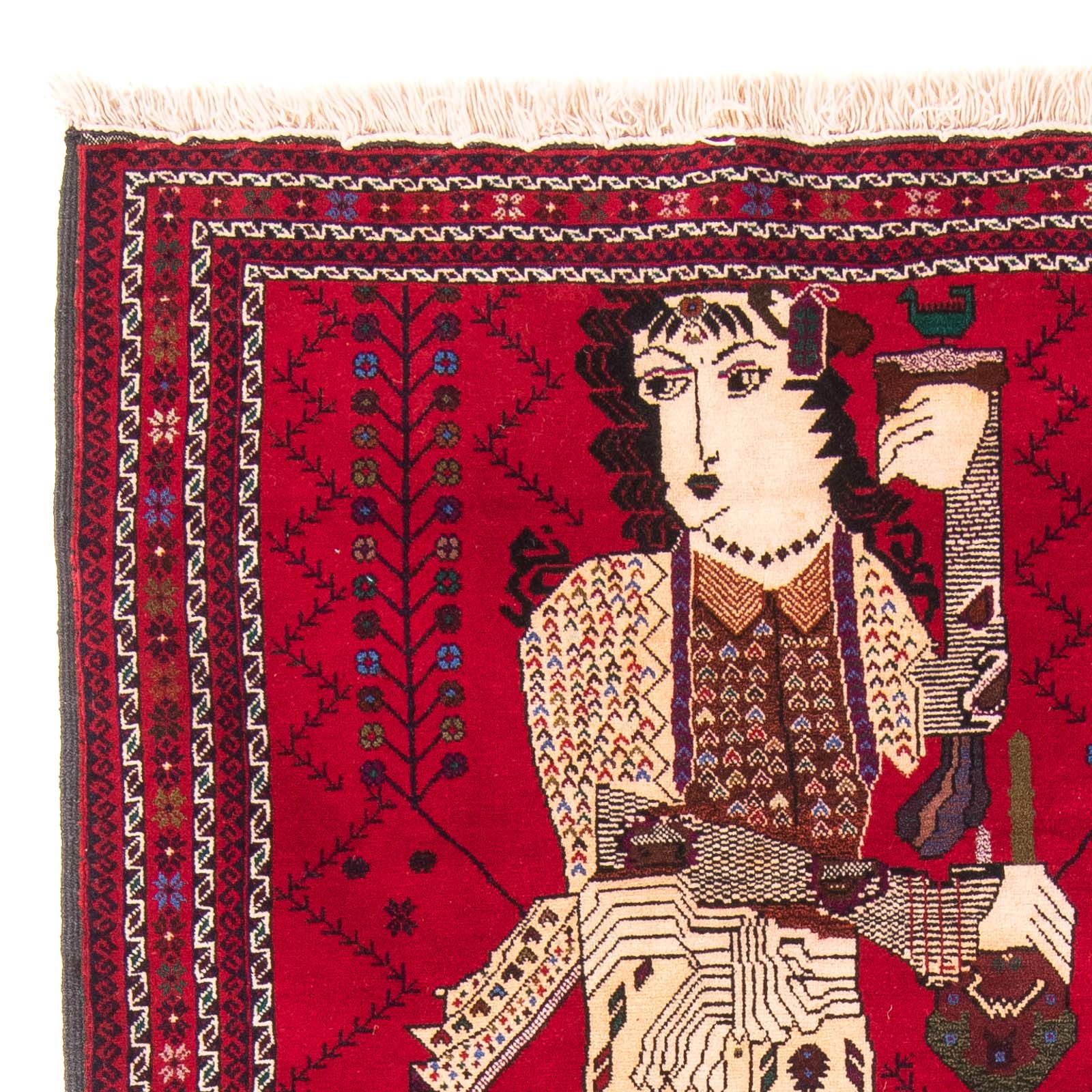 Tappeto Belutsch - 157 x 102 cm - rosso