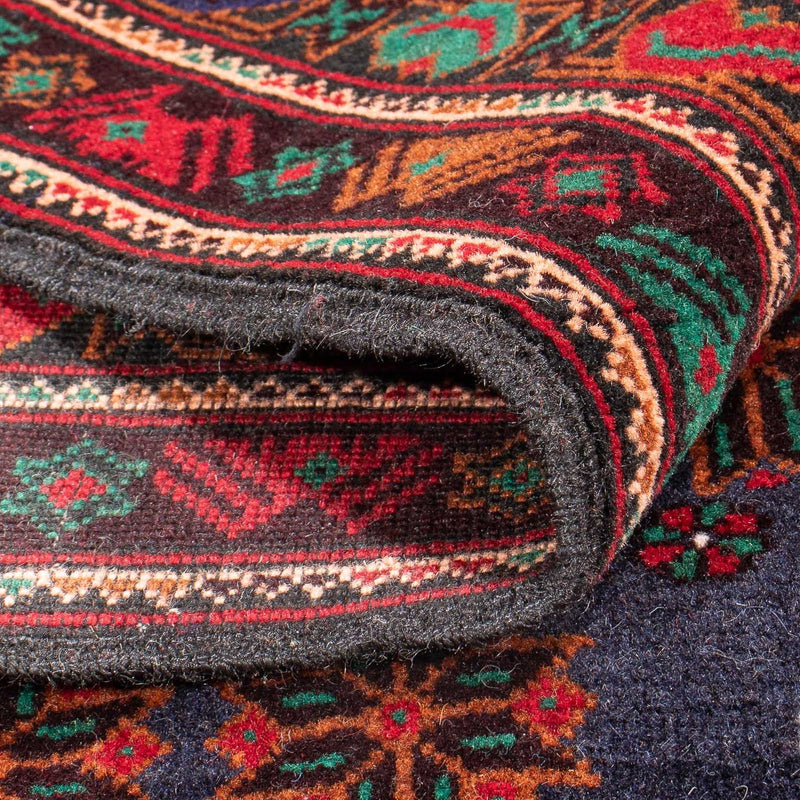 Tappeto Belutsch - 205 x 123 cm - blu scuro