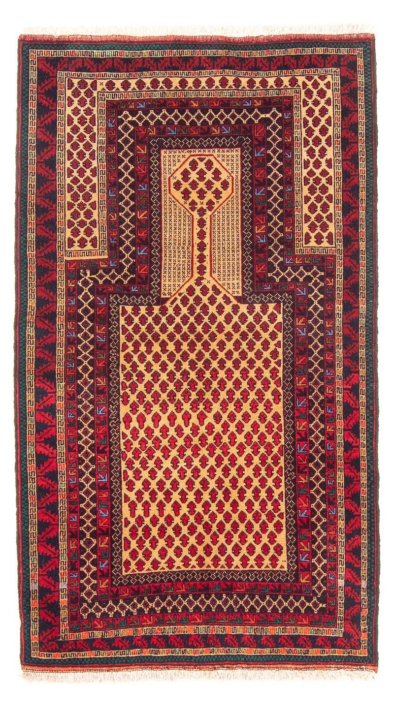 Tappeto Belutsch - Tappeto di preghiera - 147 x 86 cm - beige