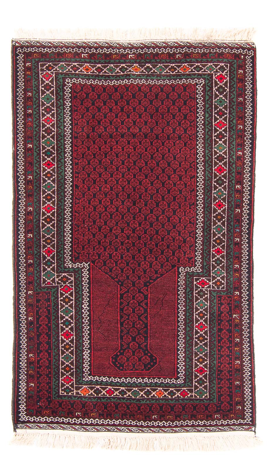 Tappeto Belutsch - Tappeto di preghiera - 145 x 88 cm - rosso