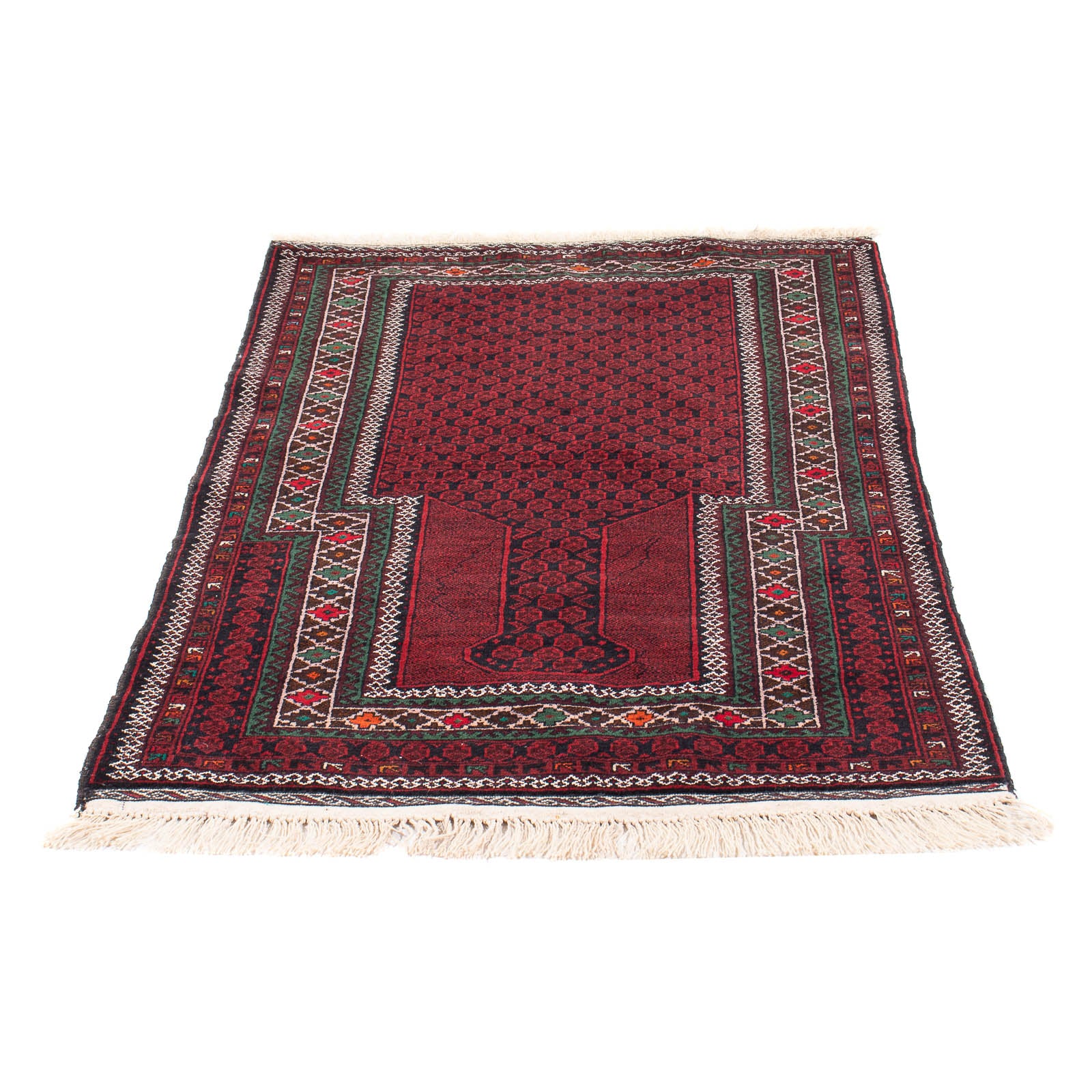 Tappeto Belutsch - Tappeto di preghiera - 145 x 88 cm - rosso