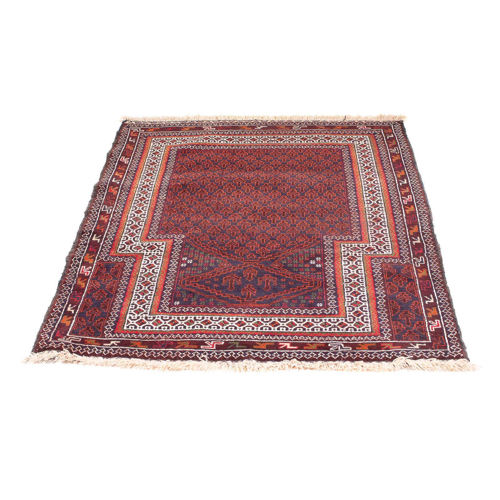 Tappeto Belutsch - Tappeto di preghiera - 146 x 99 cm - blu scuro