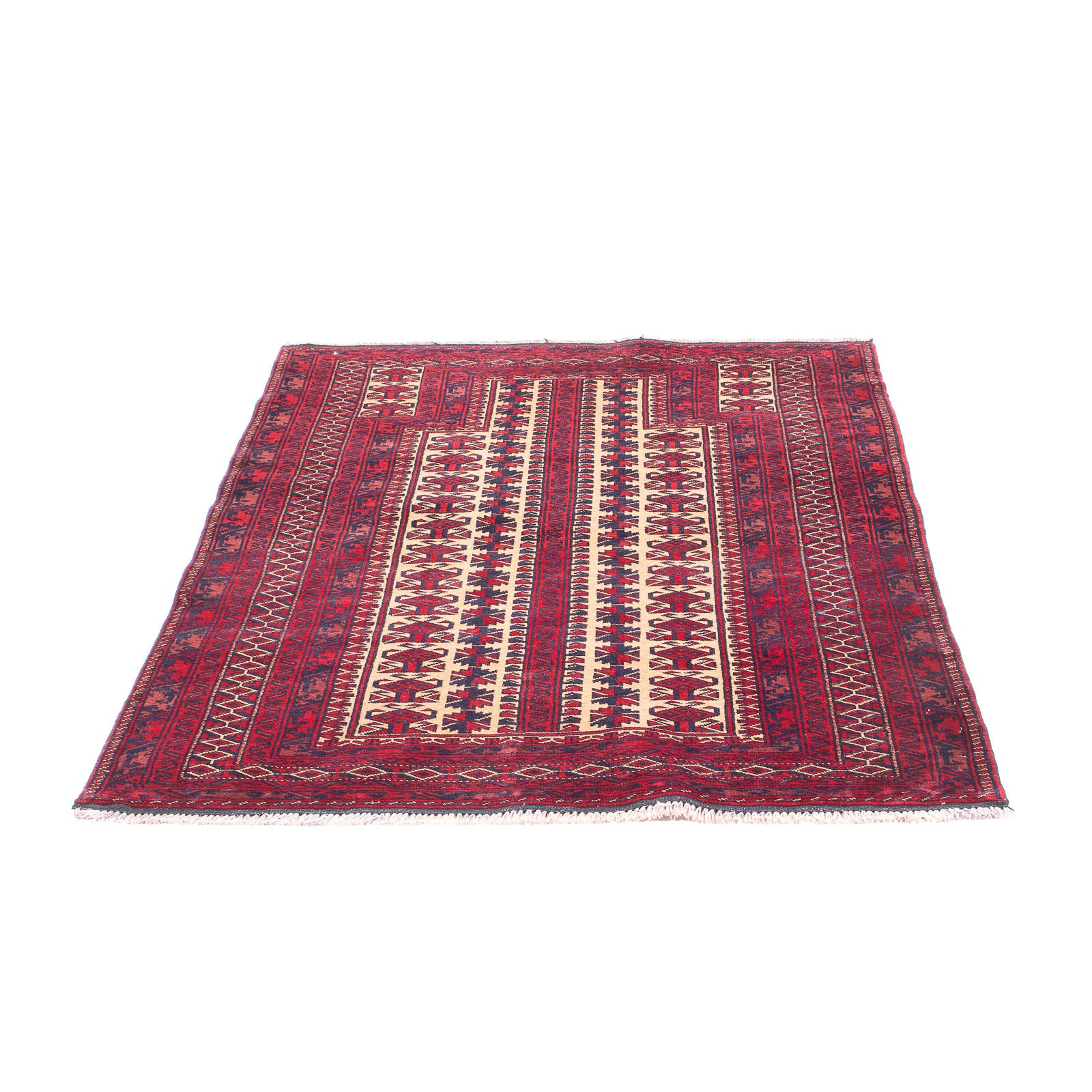 Tappeto Belutsch - Tappeto di preghiera - 132 x 94 cm - beige