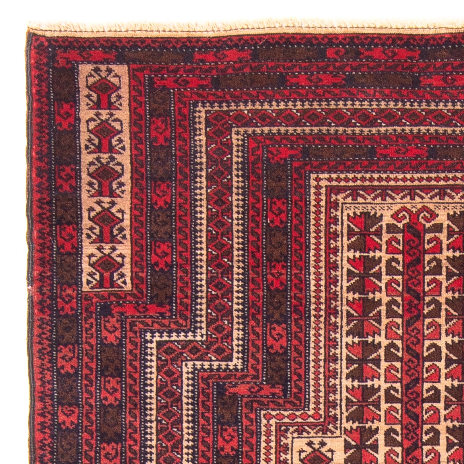 Tappeto Belutsch - Tappeto di preghiera - 132 x 95 cm - beige