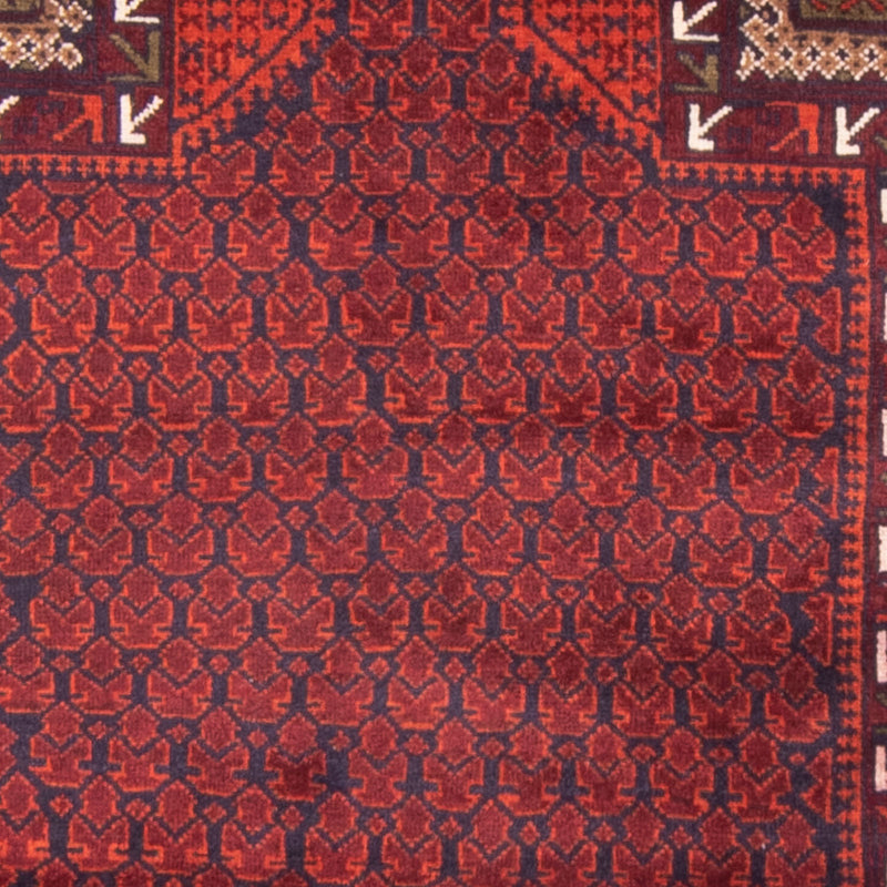 Tappeto Belutsch - Tappeto di preghiera - 150 x 96 cm - rosso