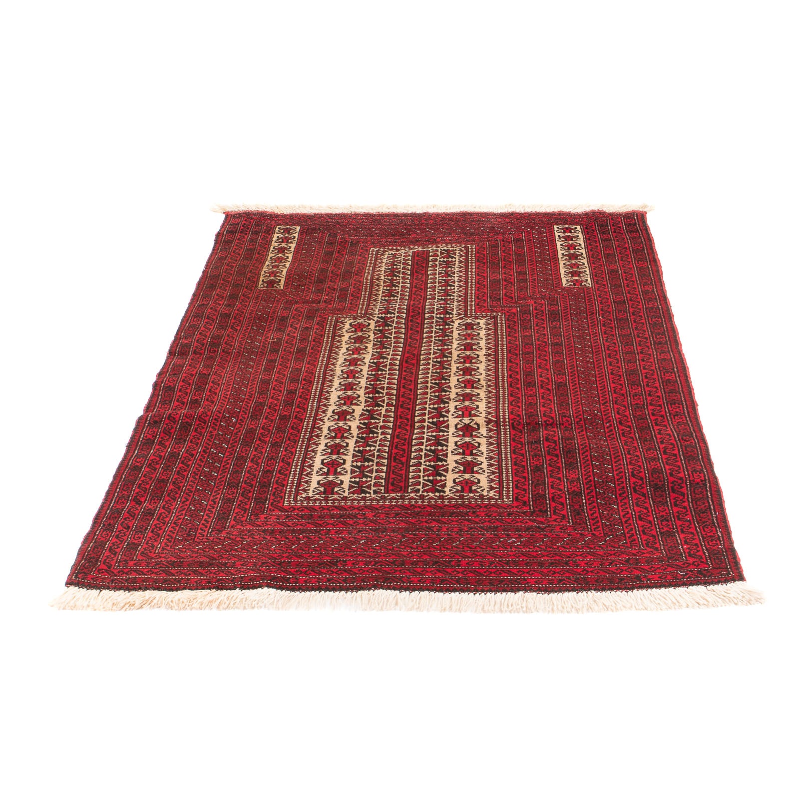 Tappeto Belutsch - Tappeto di preghiera - 132 x 92 cm - beige