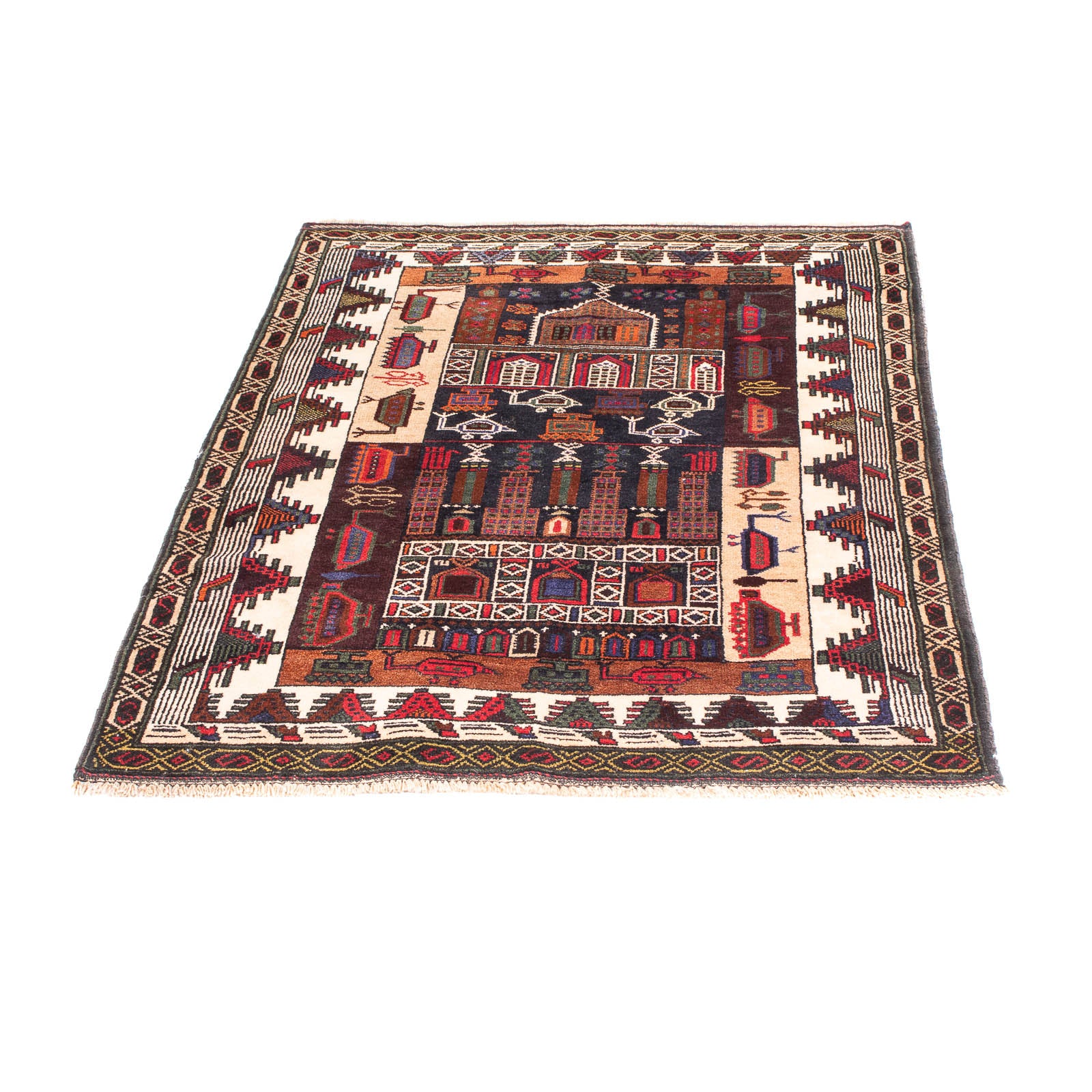 Tappeto Belutsch - Tappeto di preghiera - 120 x 85 cm - blu scuro