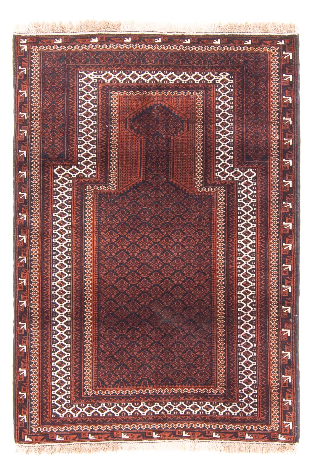 Tappeto Belutsch - Tappeto di preghiera - 130 x 86 cm - blu scuro