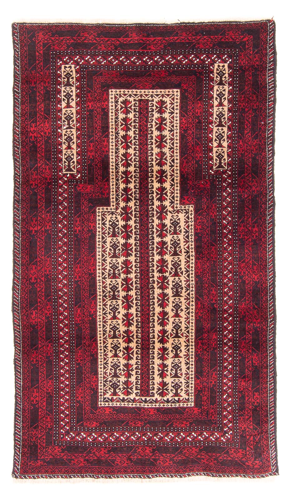 Tappeto Belutsch - Tappeto di preghiera - 154 x 93 cm - beige