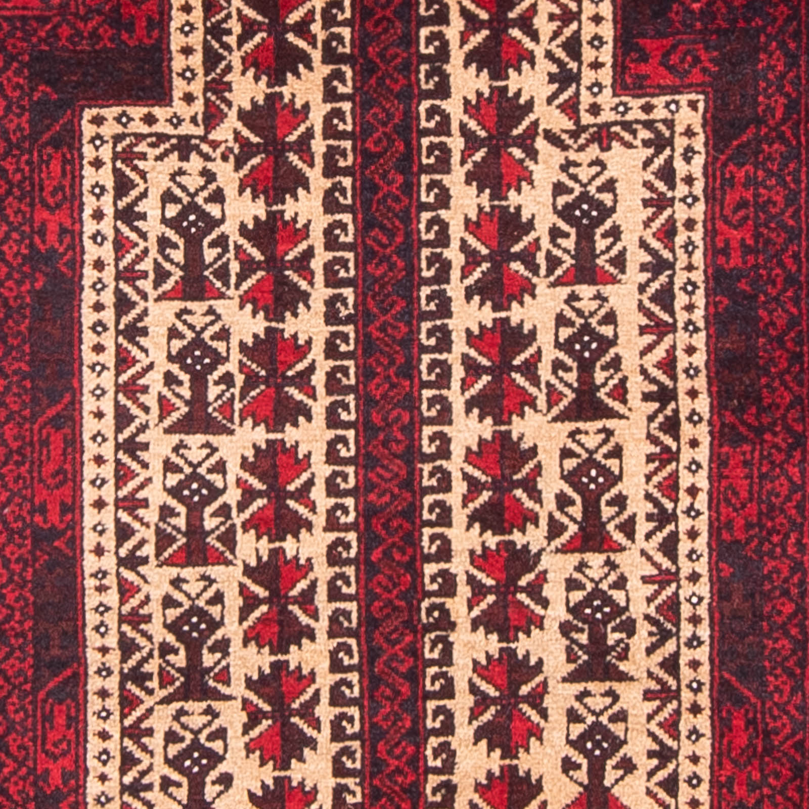 Tappeto Belutsch - Tappeto di preghiera - 154 x 93 cm - beige