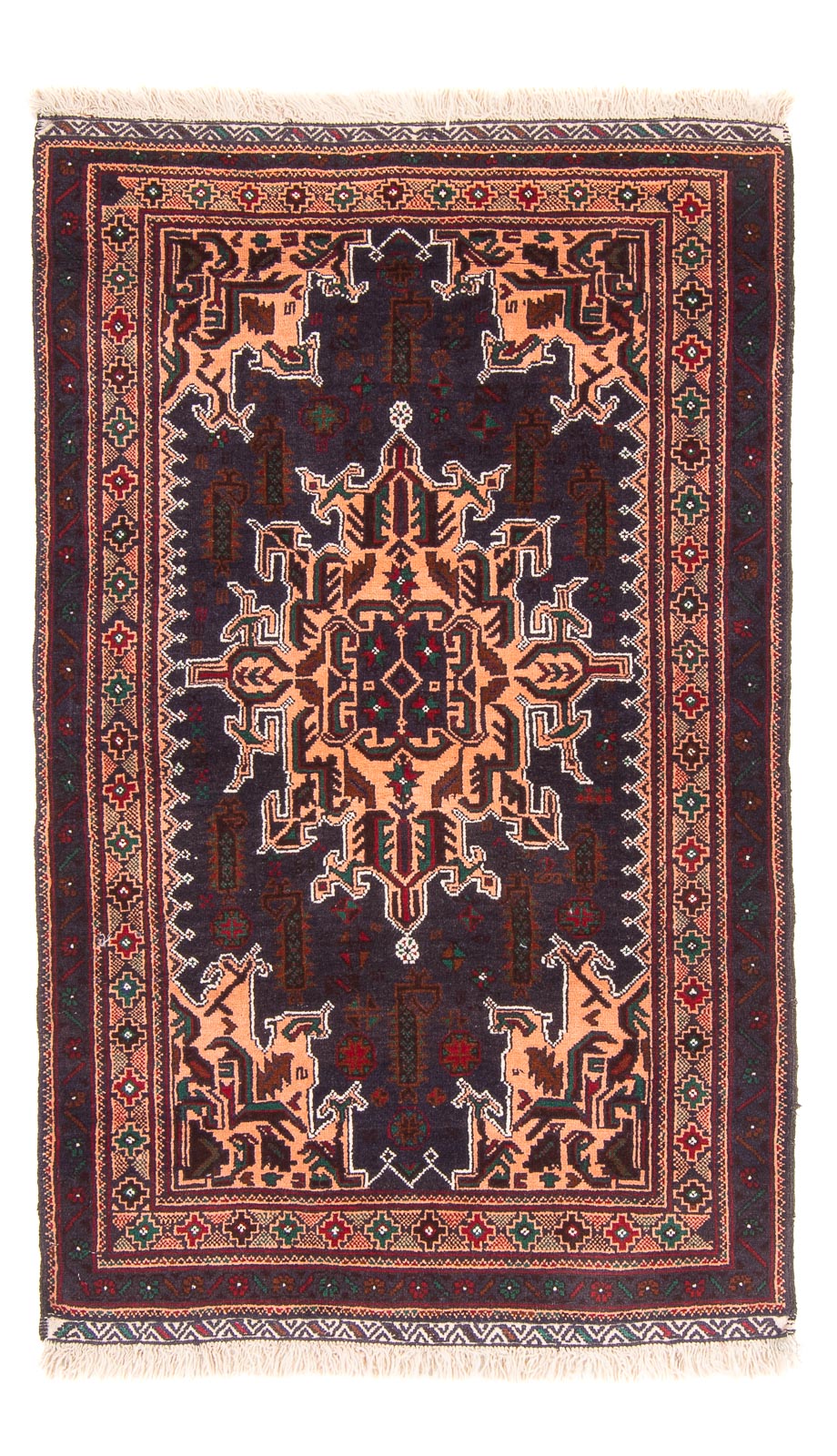 Tappeto Belutsch - 150 x 89 cm - blu scuro