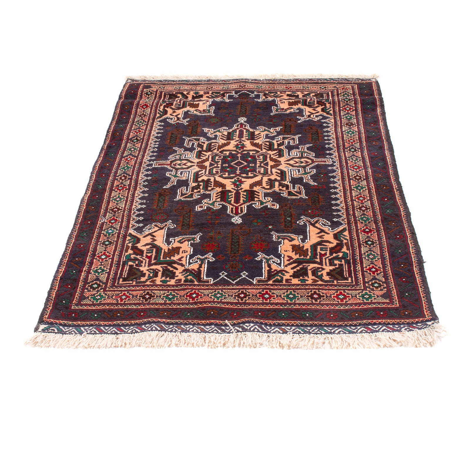 Tappeto Belutsch - 150 x 89 cm - blu scuro
