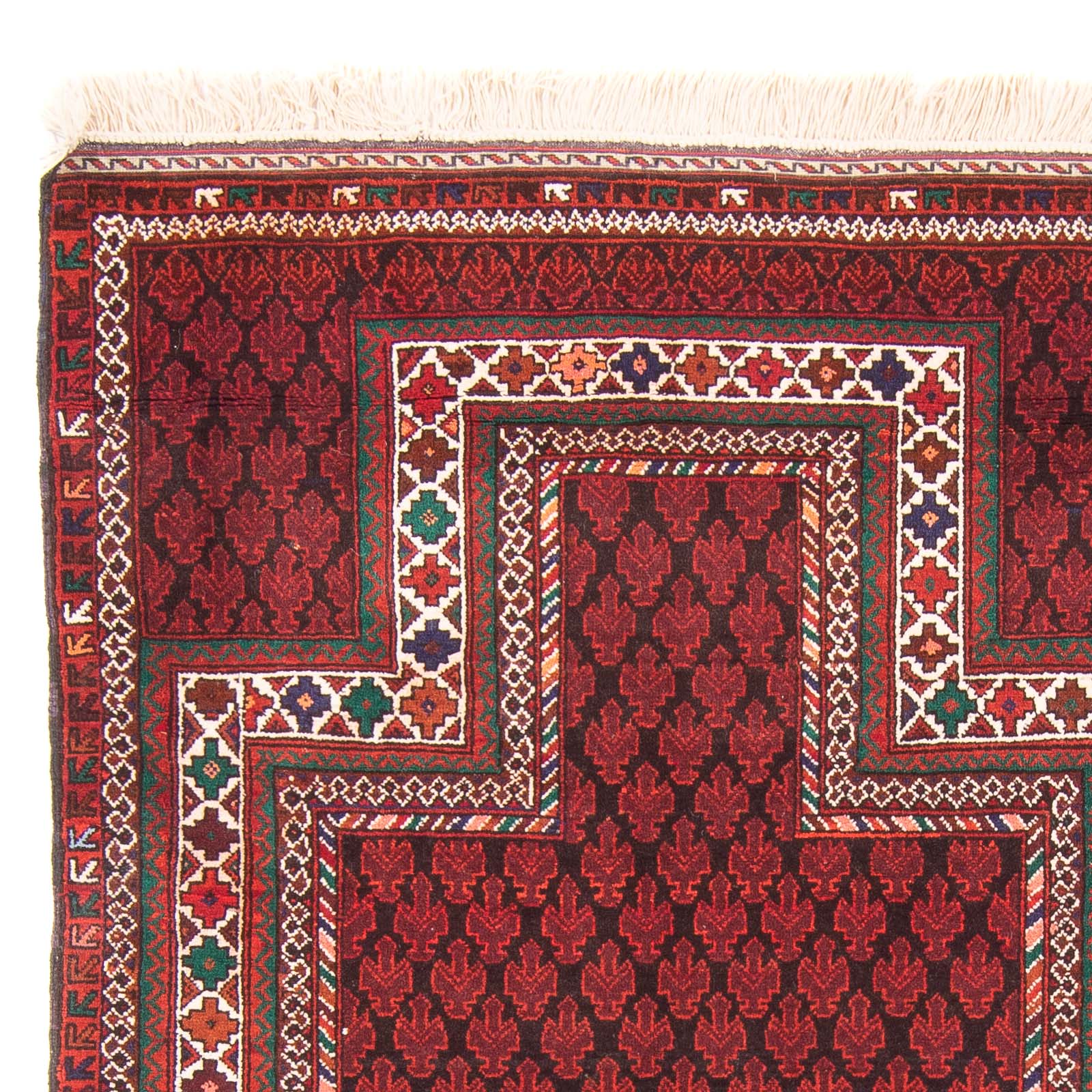 Tappeto Belutsch - Tappeto di preghiera - 155 x 103 cm - rosso