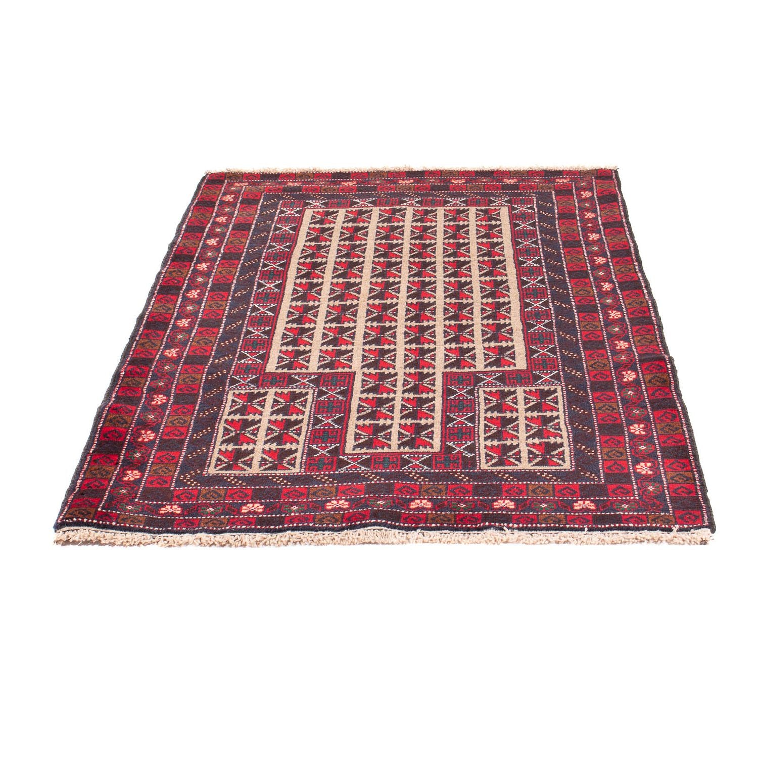 Tappeto Belutsch - Tappeto di preghiera - 140 x 93 cm - beige