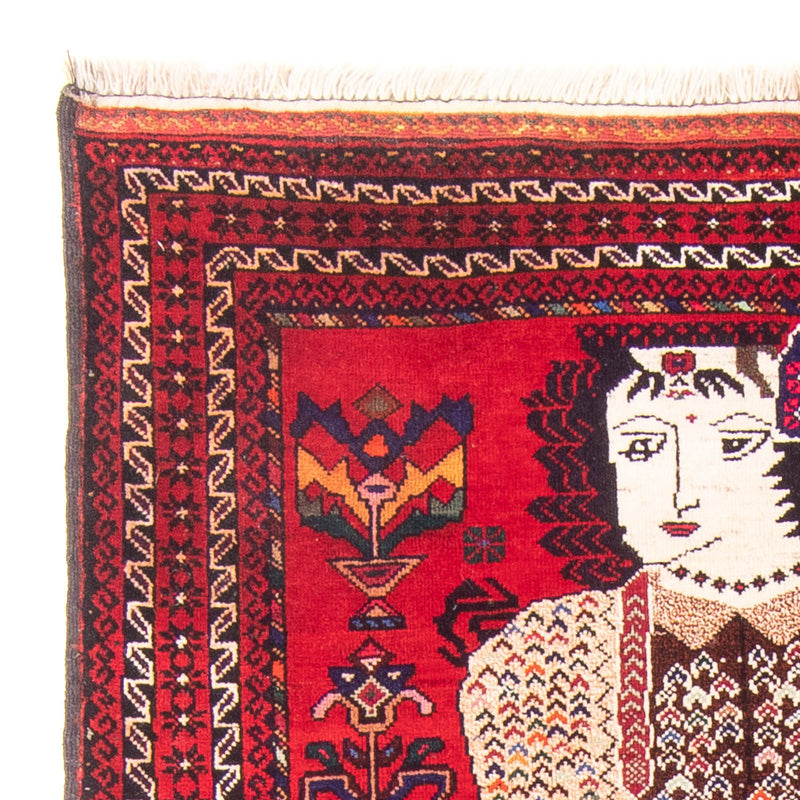 Tappeto Belutsch - 145 x 92 cm - rosso