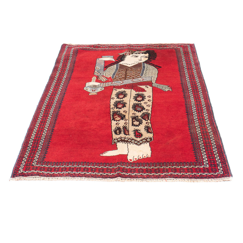 Tappeto Belutsch - 138 x 89 cm - rosso