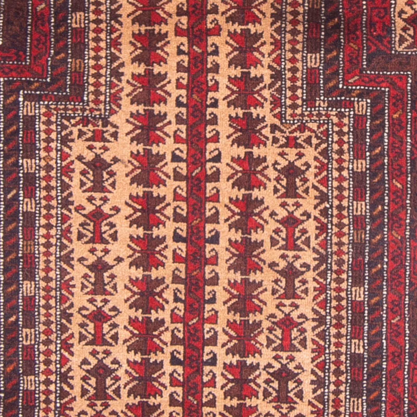 Tappeto Belutsch - Tappeto di preghiera - 140 x 90 cm - oro