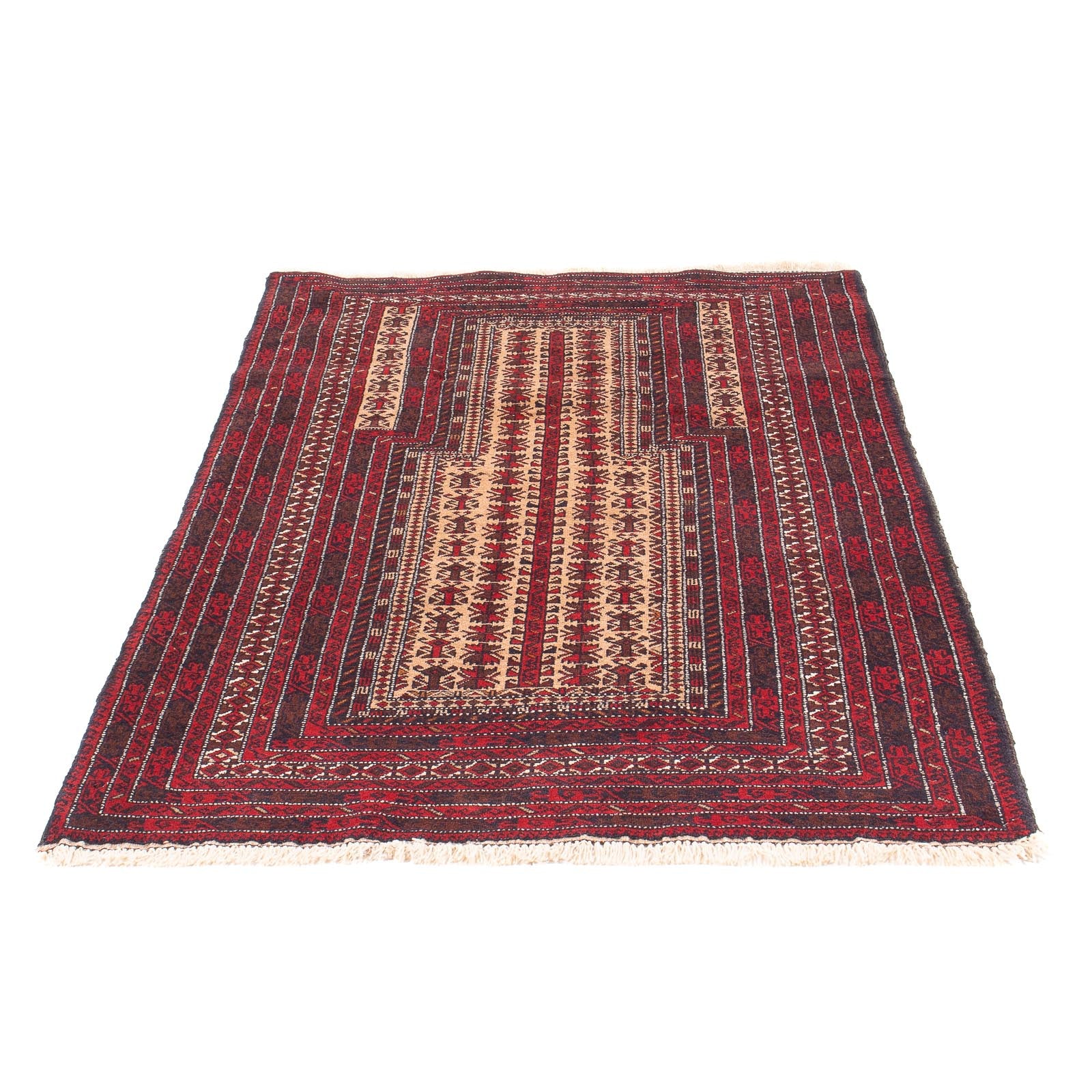 Tappeto Belutsch - Tappeto di preghiera - 140 x 90 cm - oro