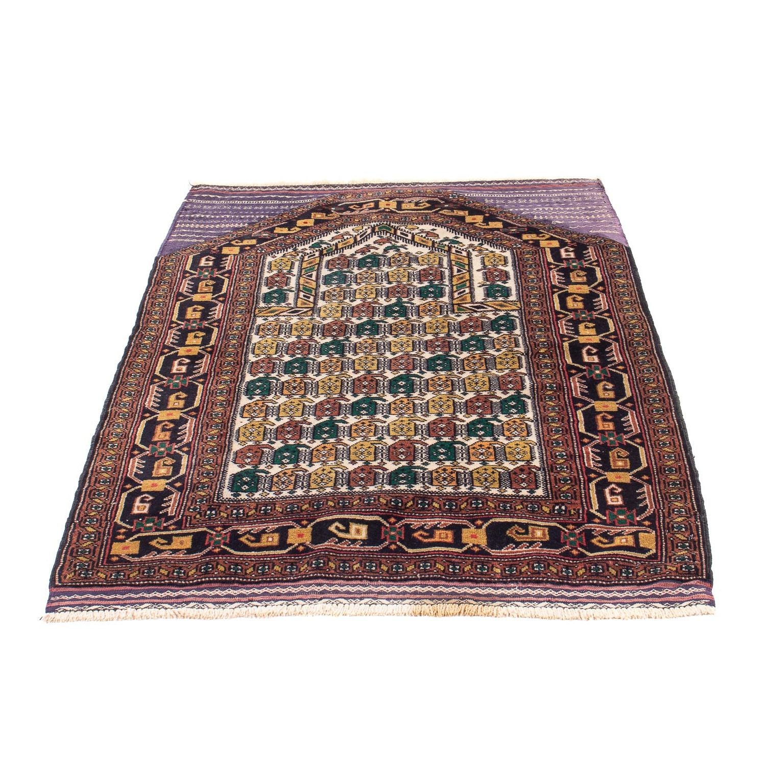Tappeto Belutsch - Tappeto di preghiera - 126 x 82 cm - multicolore