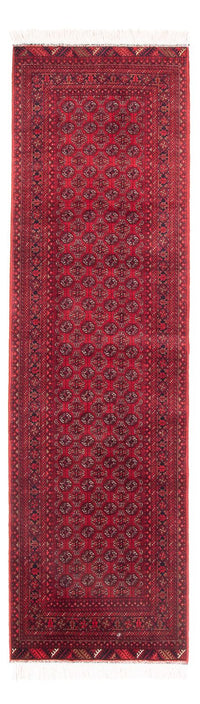 Tappeto corsia Tappeto afgano - Bukhara - 290 x 80 cm - rosso