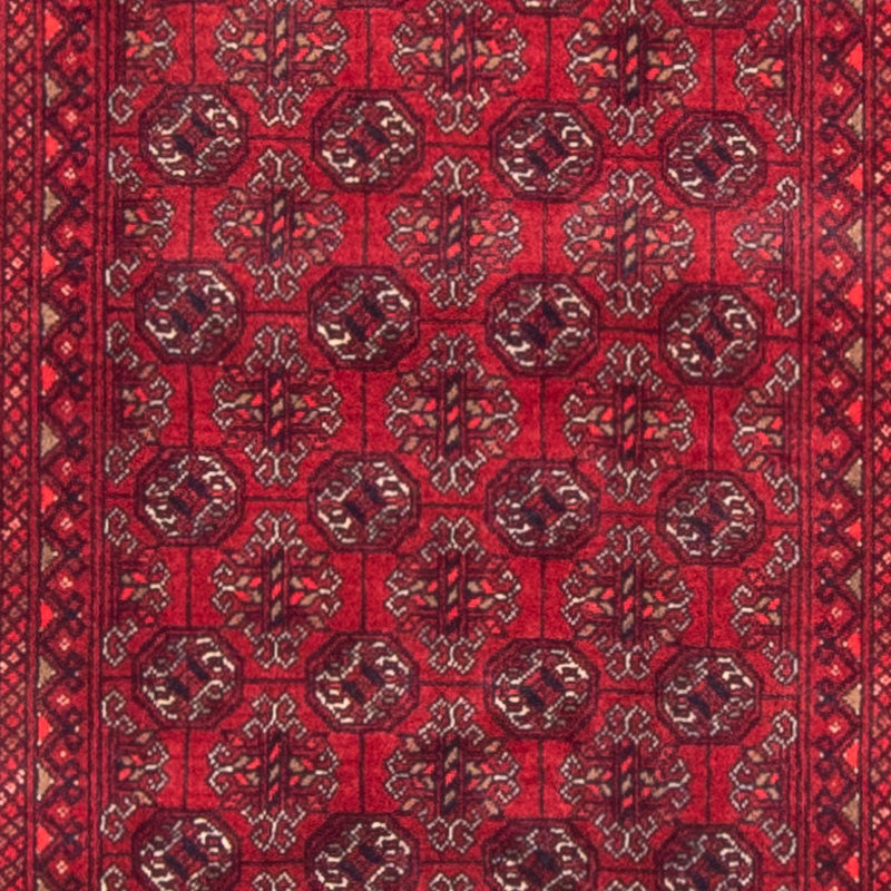 Tappeto corsia Tappeto afgano - Bukhara - 290 x 80 cm - rosso