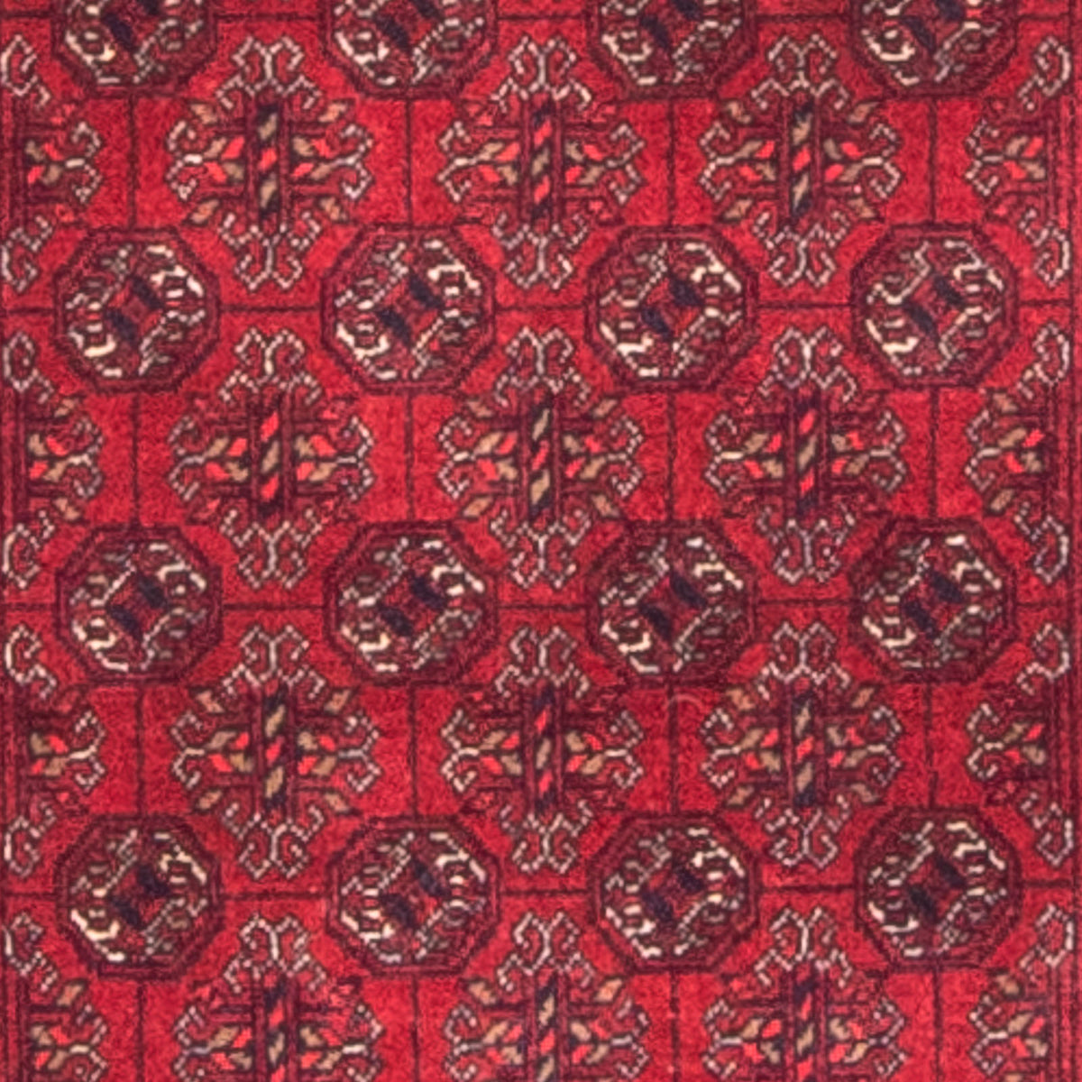 Tappeto corsia Tappeto afgano - Bukhara - 290 x 80 cm - rosso